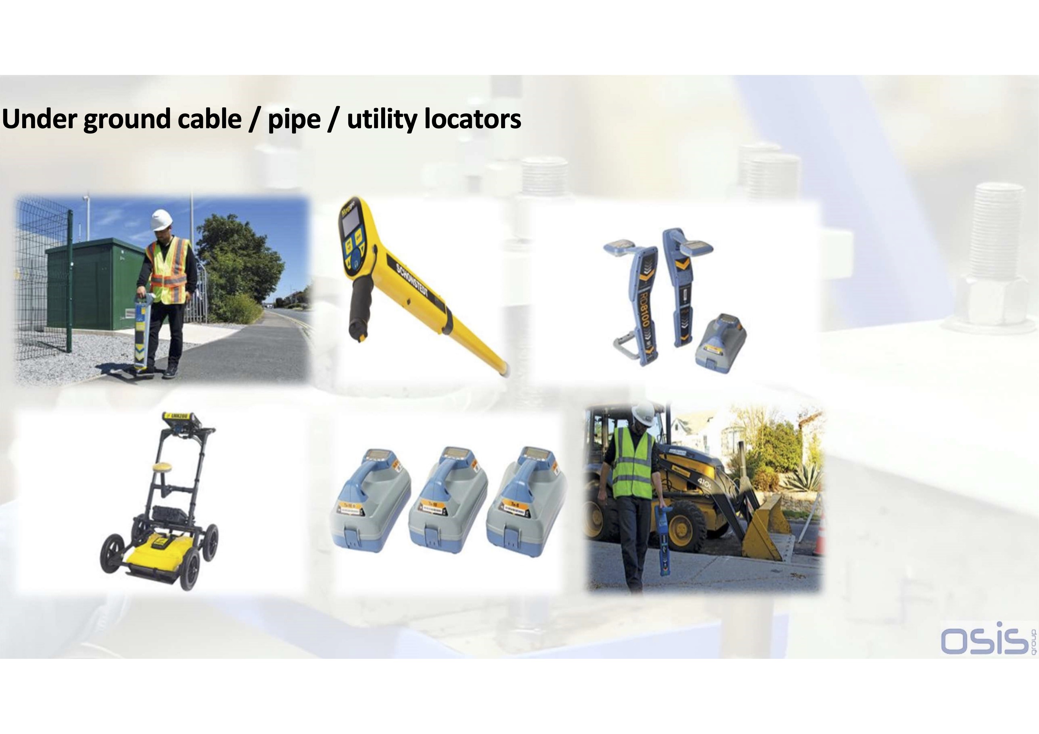 Under ground cable / pipe / utility locators
